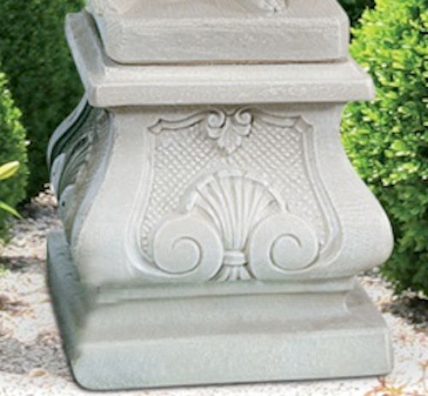 Italian Pedestal Base Large For Garden Display Cement Column Plinth